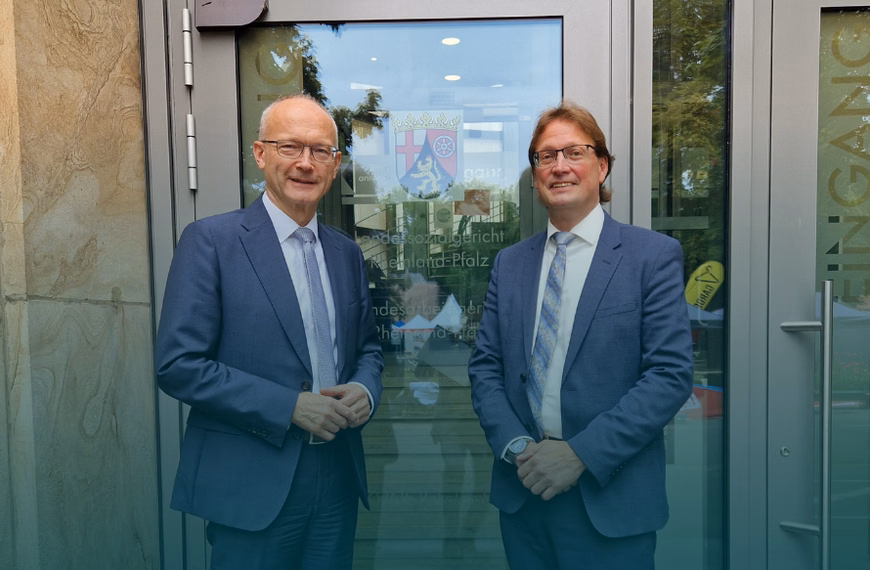 Antrittsbesuch in Mainz: Justizminister spricht über Zukunft der Sozialgerichtsbarkeit